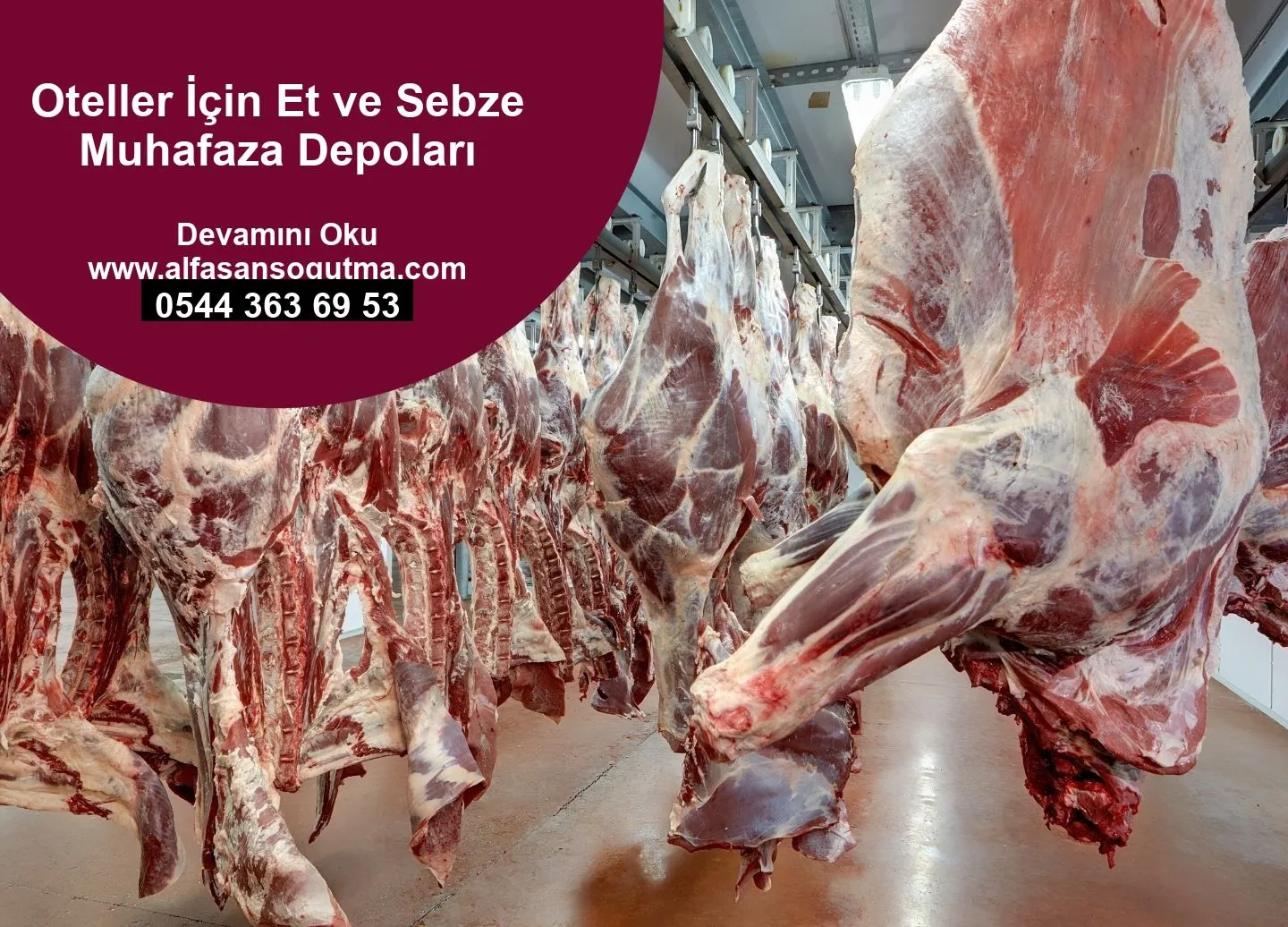 Oteller İçin Et Ve Sebze Muhafaza Depoları
