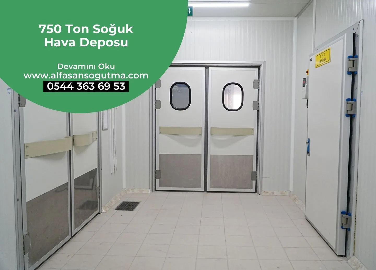 750 Ton Soğuk Hava Deposu