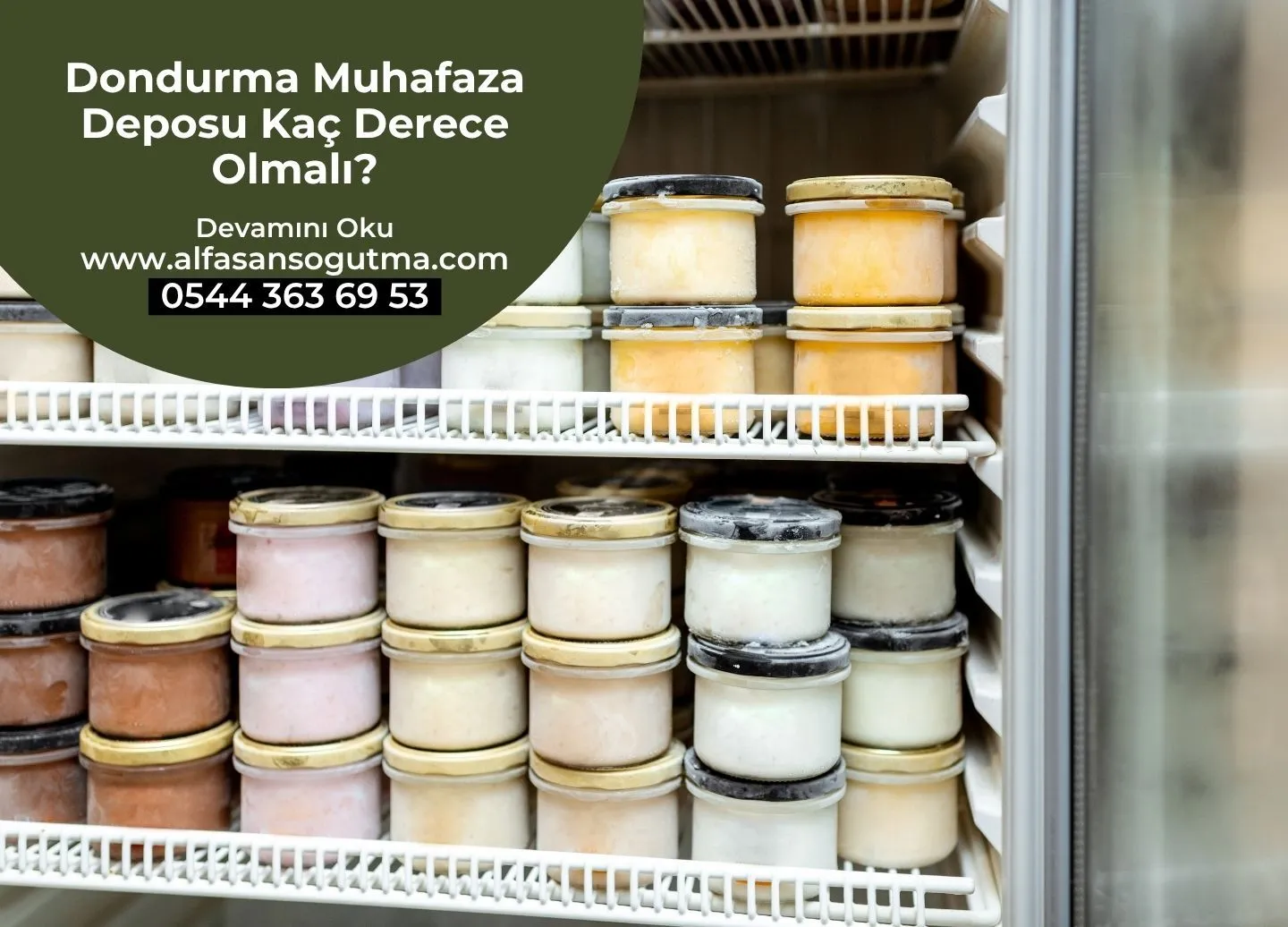 Dondurma Muhafaza Deposu Kaç Derece Olmalı?