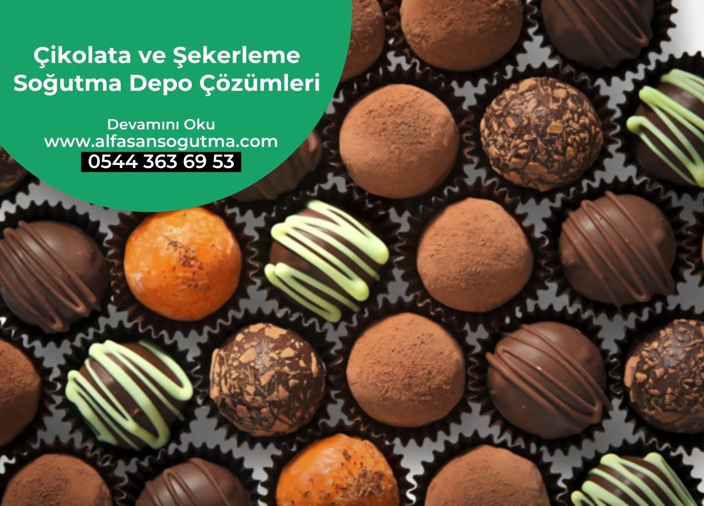 Çikolata ve Şekerleme Soğutma Depo Çözümleri