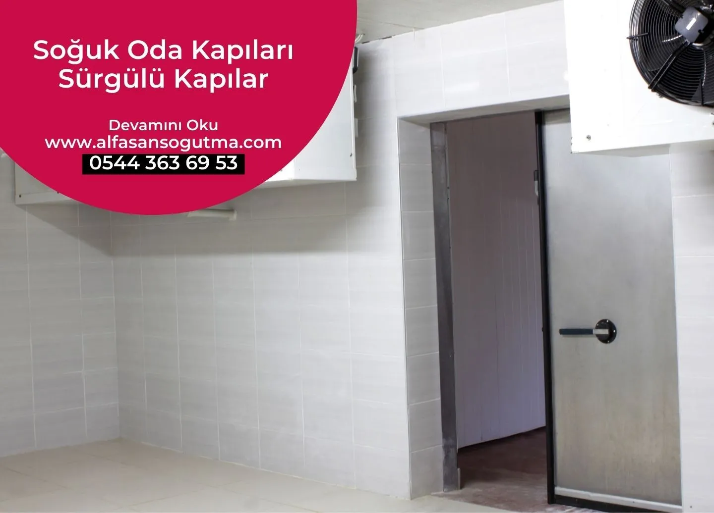 Soğuk Oda Kapıları Tek Kanat Bar Kapısı