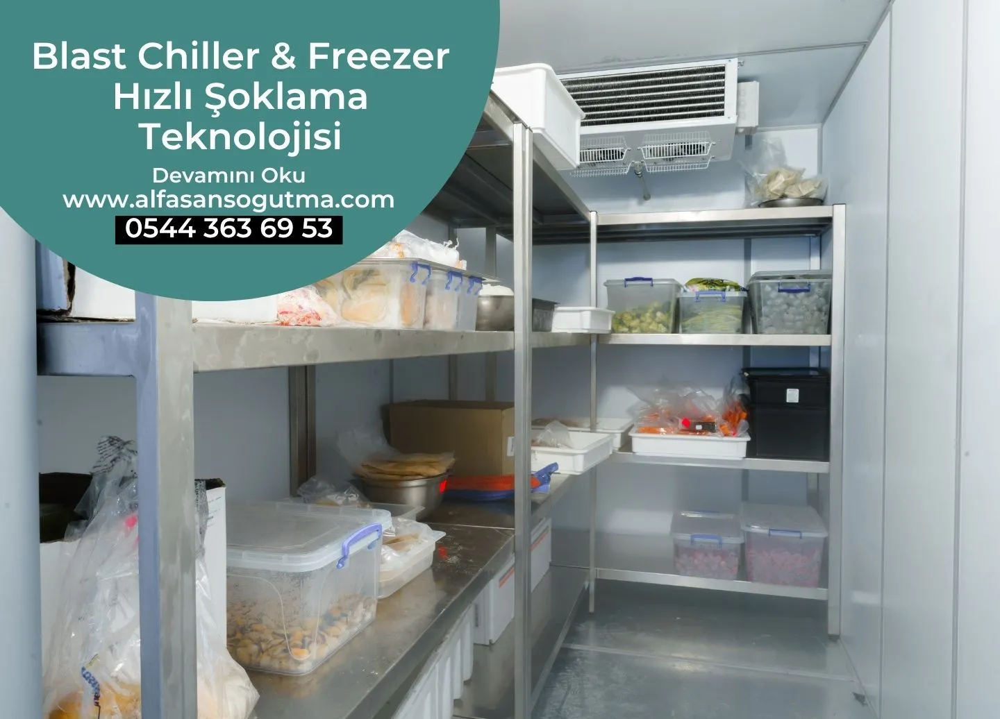 Blast Chiller Freezer Hızlı Şoklama Teknolojisi