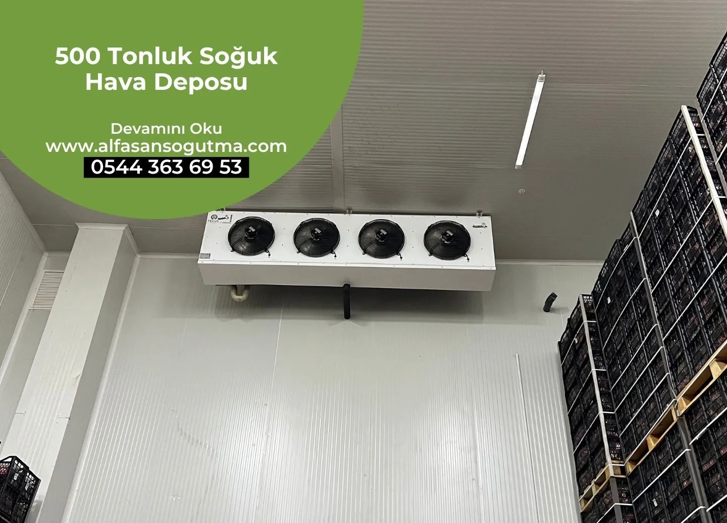 500 Tonluk Soğuk Hava Deposu
