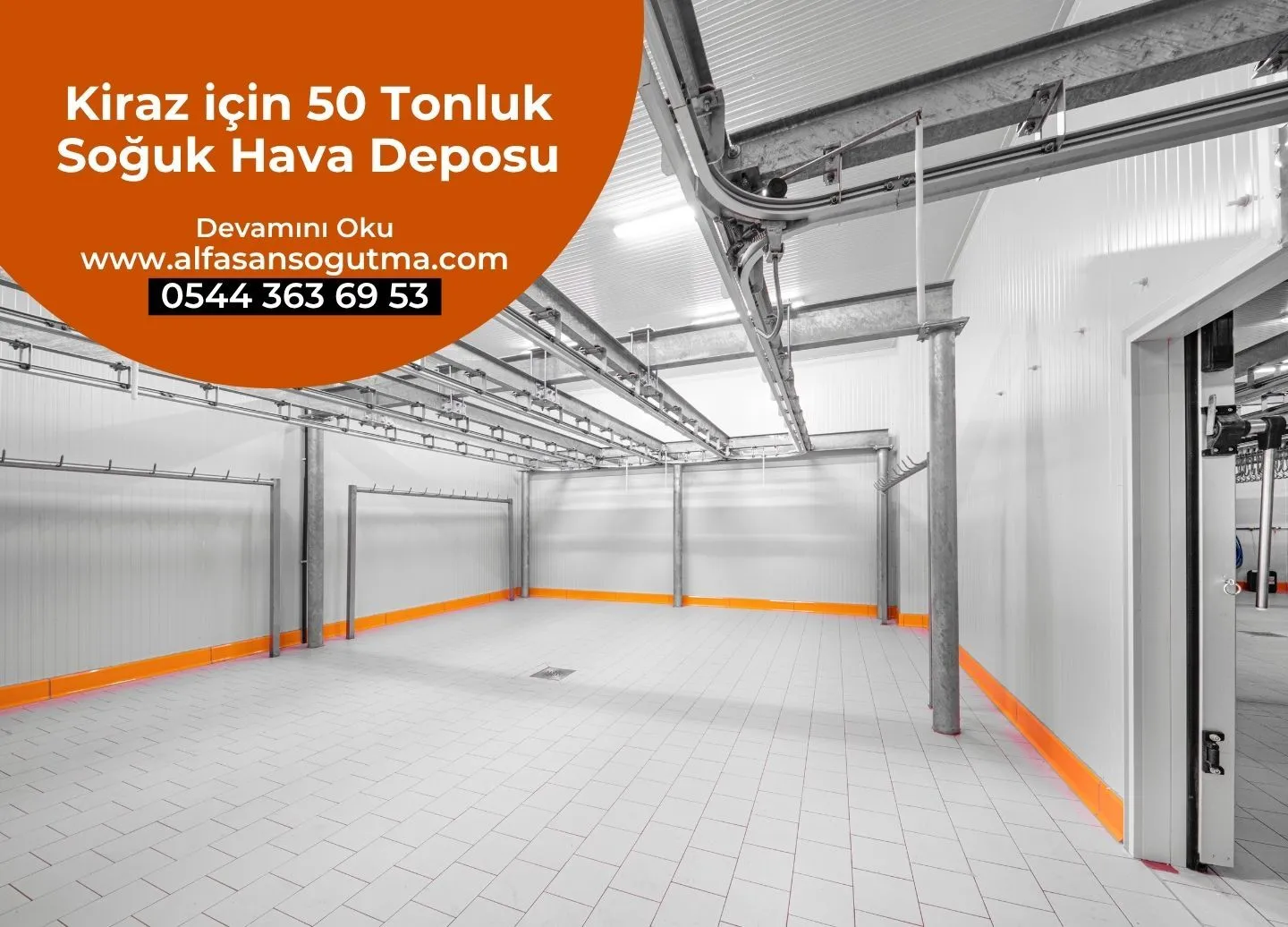 Kiraz için 50 Tonluk Soğuk Hava Deposu