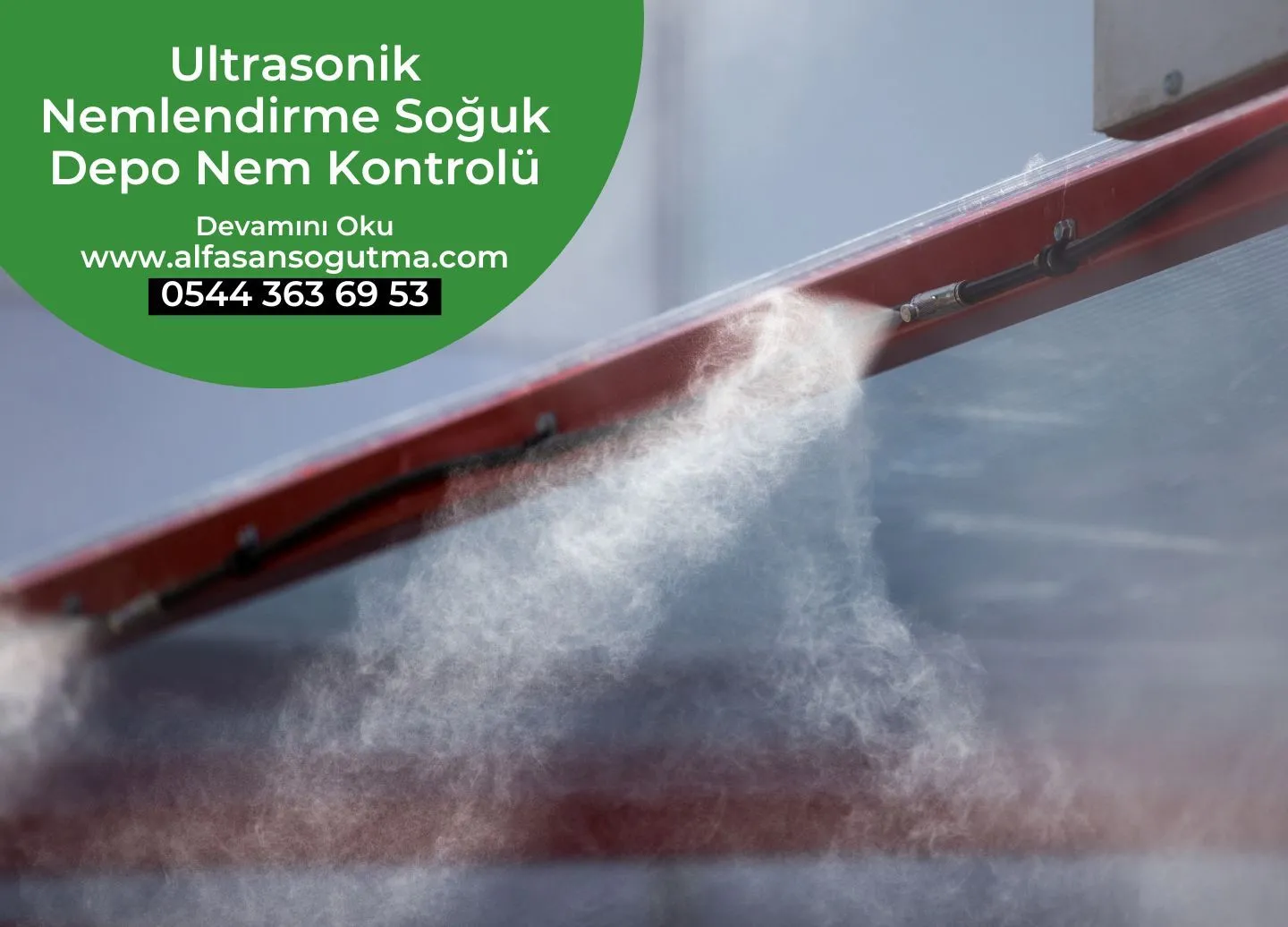 Ultrasonik Nemlendirme Soğuk Depo Nem Kontrolü
