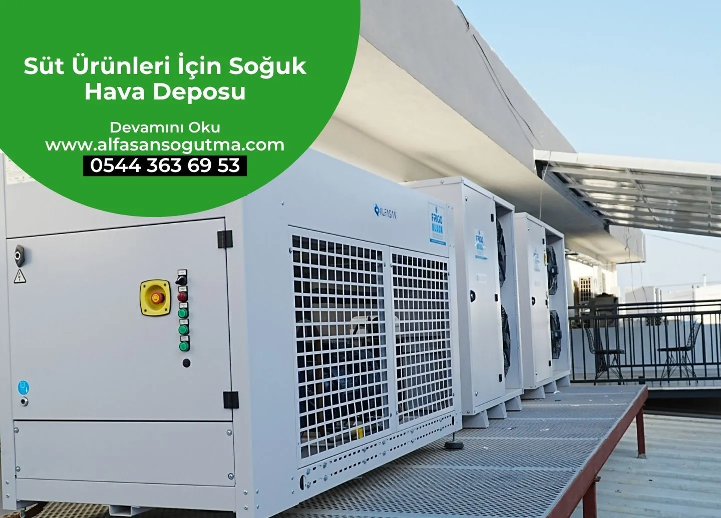 Süt Ürünleri İçin Soğuk Hava Deposu